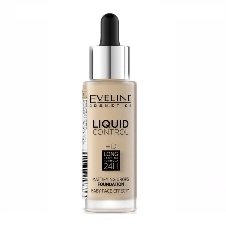 کرم پودر مایع کنترل چربی اولاین مدل Liquid Control – ماندگاری ۲۴ ساعته