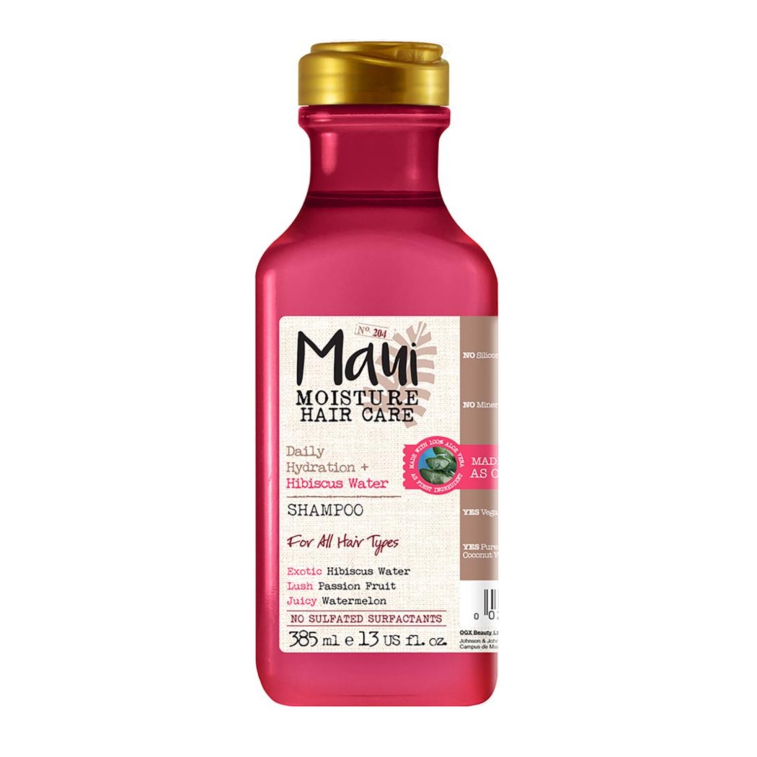شامپو آبرسان روزانه مائوی مدل Daily Hydration + Hibiscus Water