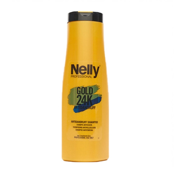 شامپو ضد شوره نلی مدل Gold 24K Anti-Dandruff