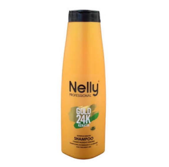 شامپو کراتینه نلی مدل Gold 24K Keratin