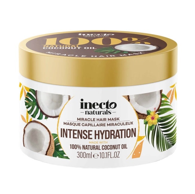 ماسک موی آبرسان اینکتو نچرالز مدل Miracle Hair Mask (روغن نارگیل ۱۰۰٪ طبیعی) 300 میل