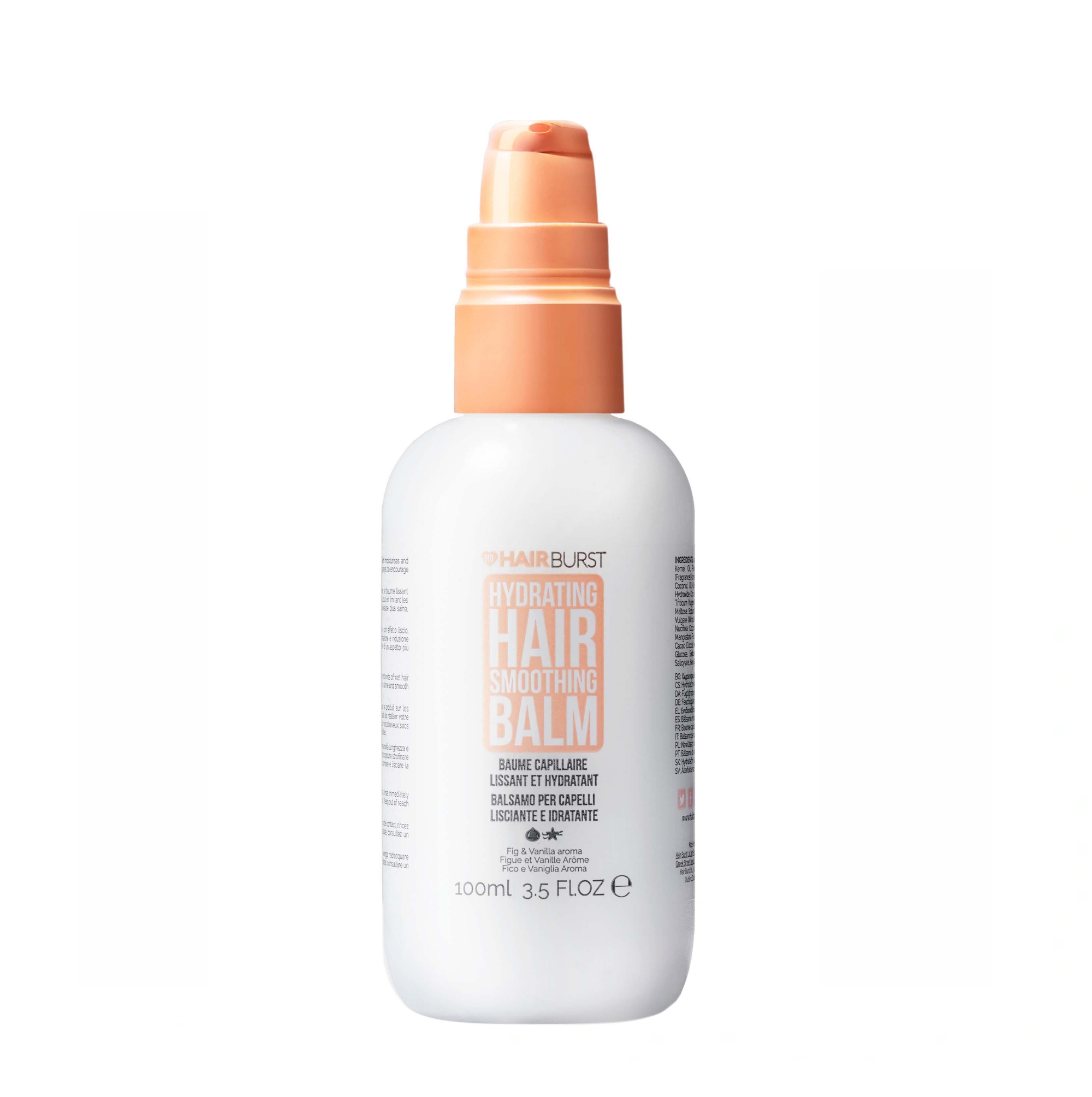 بالم صاف‌کننده و آبرسان مو هیربرست مدل Hydrating Hair Smoothing Balm (با رایحه انجیر و وانیل)