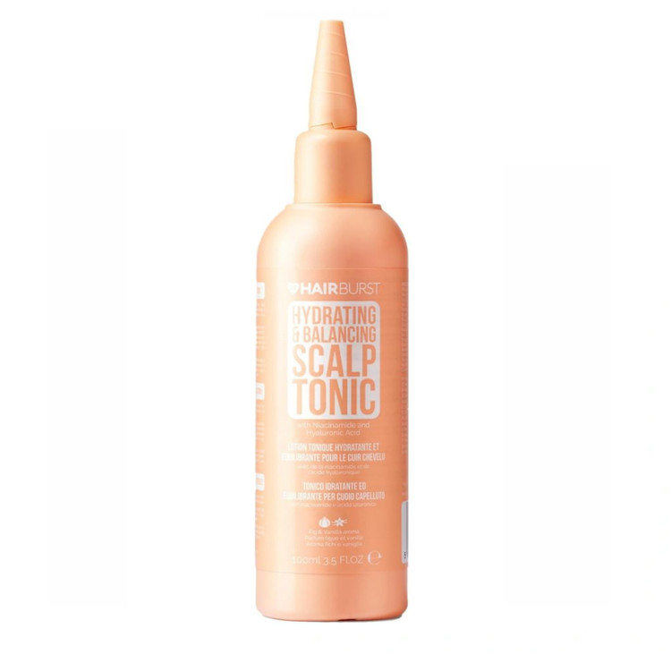 تونیک آبرسان و متعادلکننده پوست سر هیربرست مدل Hydrating & Balancing Scalp Tonic (حاوی نیاسینامید و هیالورونیک اسید)