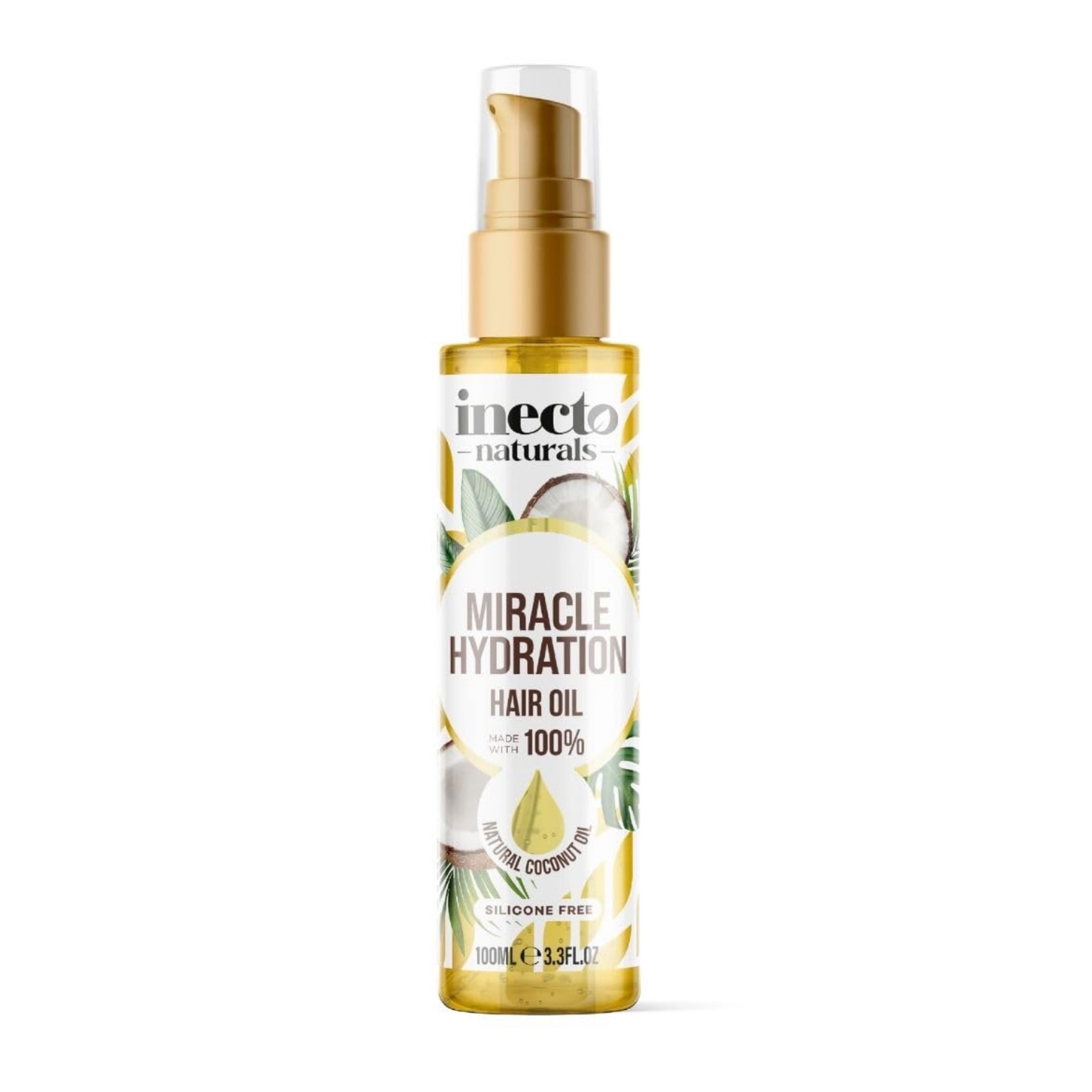روغن موی نارگیل آبرسان اینکتو نچرالز مدل Miracle Hydration (با روغن نارگیل ۱۰۰٪ طبیعی) ۱۰۰ میل