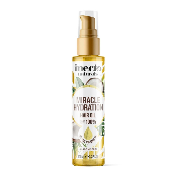 روغن موی نارگیل آبرسان اینکتو نچرالز مدل Miracle Hydration (با روغن نارگیل ۱۰۰٪ طبیعی) ۱۰۰ میل
