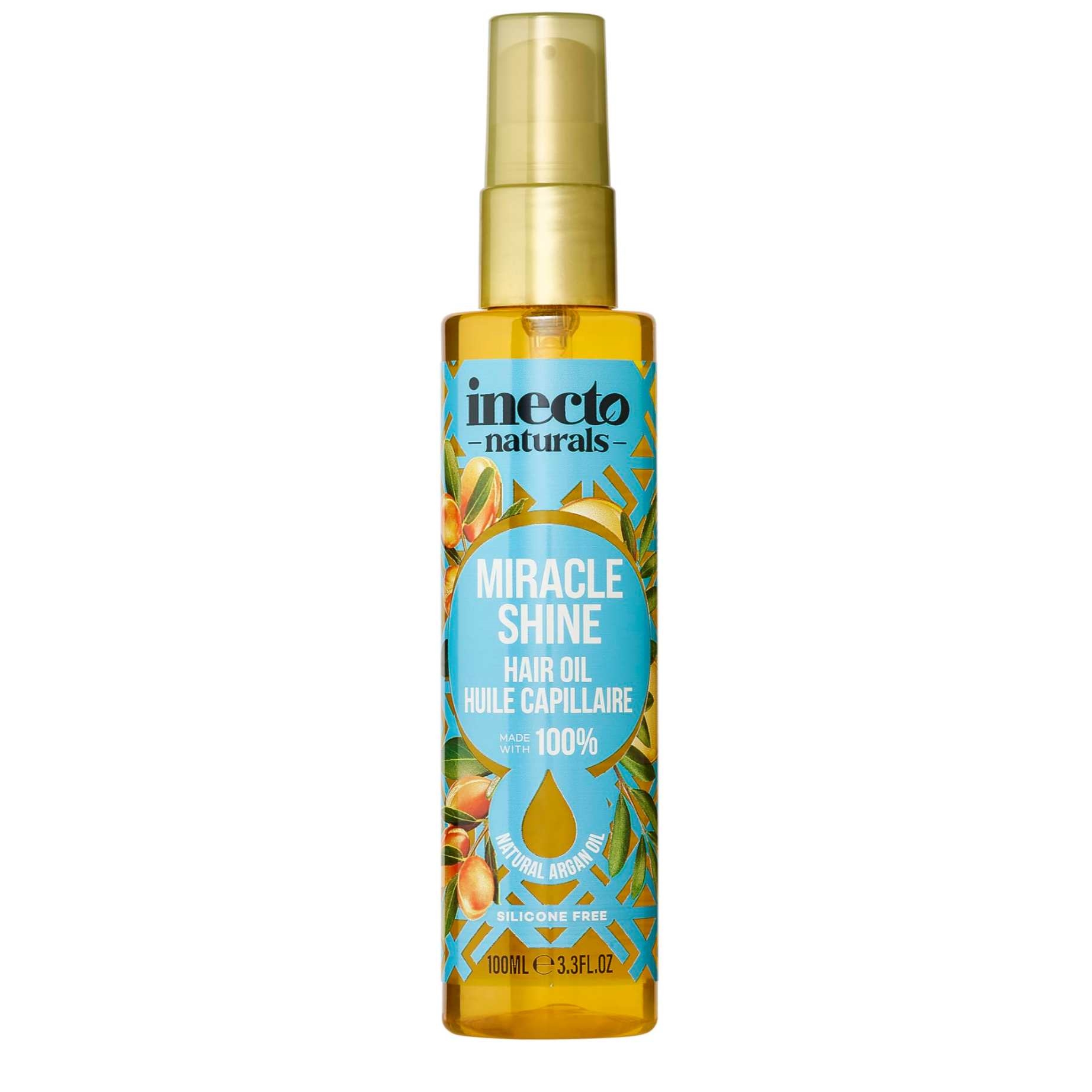 روغن آرگان اینکتو نچرالز مدل Miracle Shine (درخشندگی‌دهنده و آبرسان) 100 میل