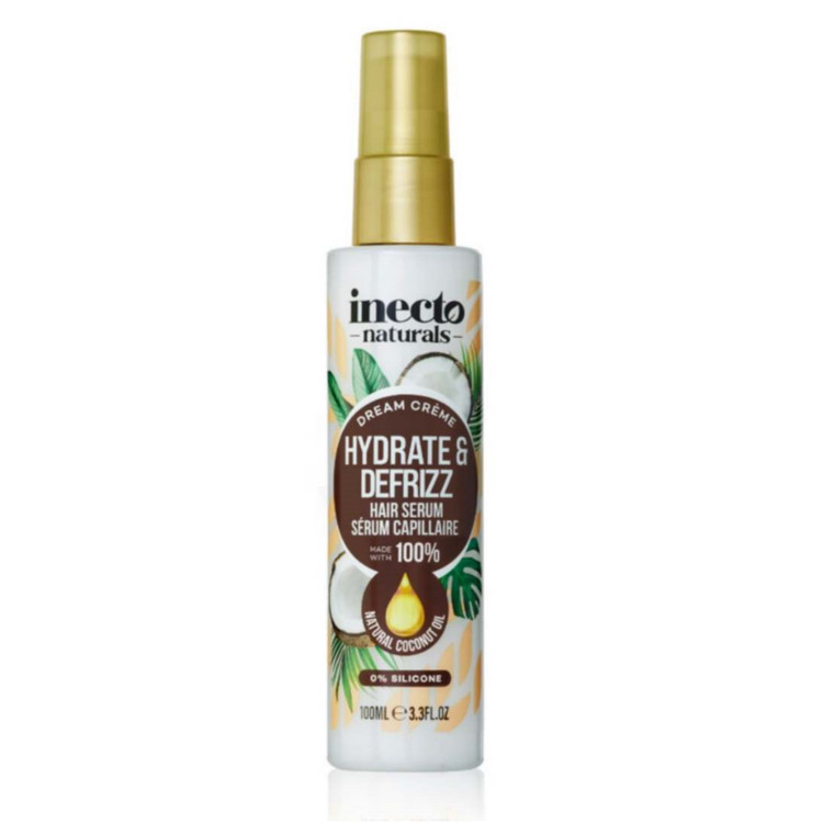 سرم موی آبرسان و ضد وز اینکتو نچرالز مدل Hydrate & Defrizz (با روغن نارگیل ۱۰۰٪ طبیعی) 100 میل