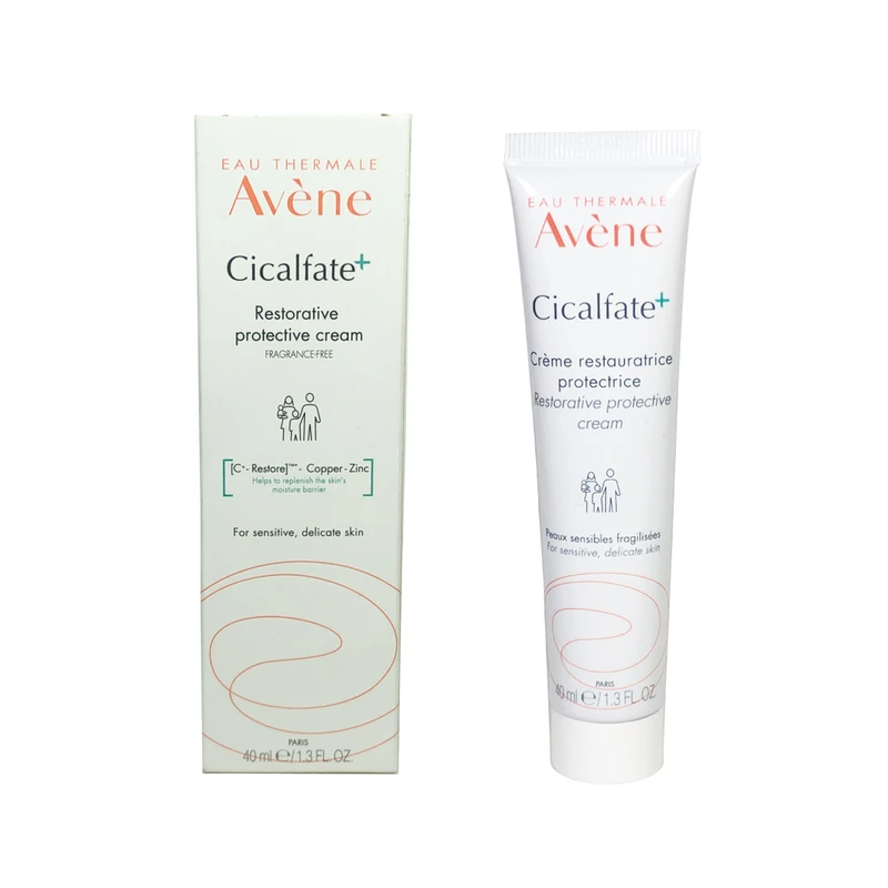کرم ترمیم‌کننده و محافظ پوست Avène مدل سیکالفیت پلاس (مناسب پوست‌های حساس و تحریک‌شده) ۴۰ میل