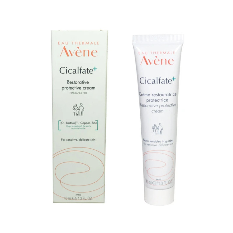 کرم ترمیمکننده و محافظ پوست Avène مدل سیکالفیت پلاس (مناسب پوستهای حساس و تحریکشده) ۴۰ میل