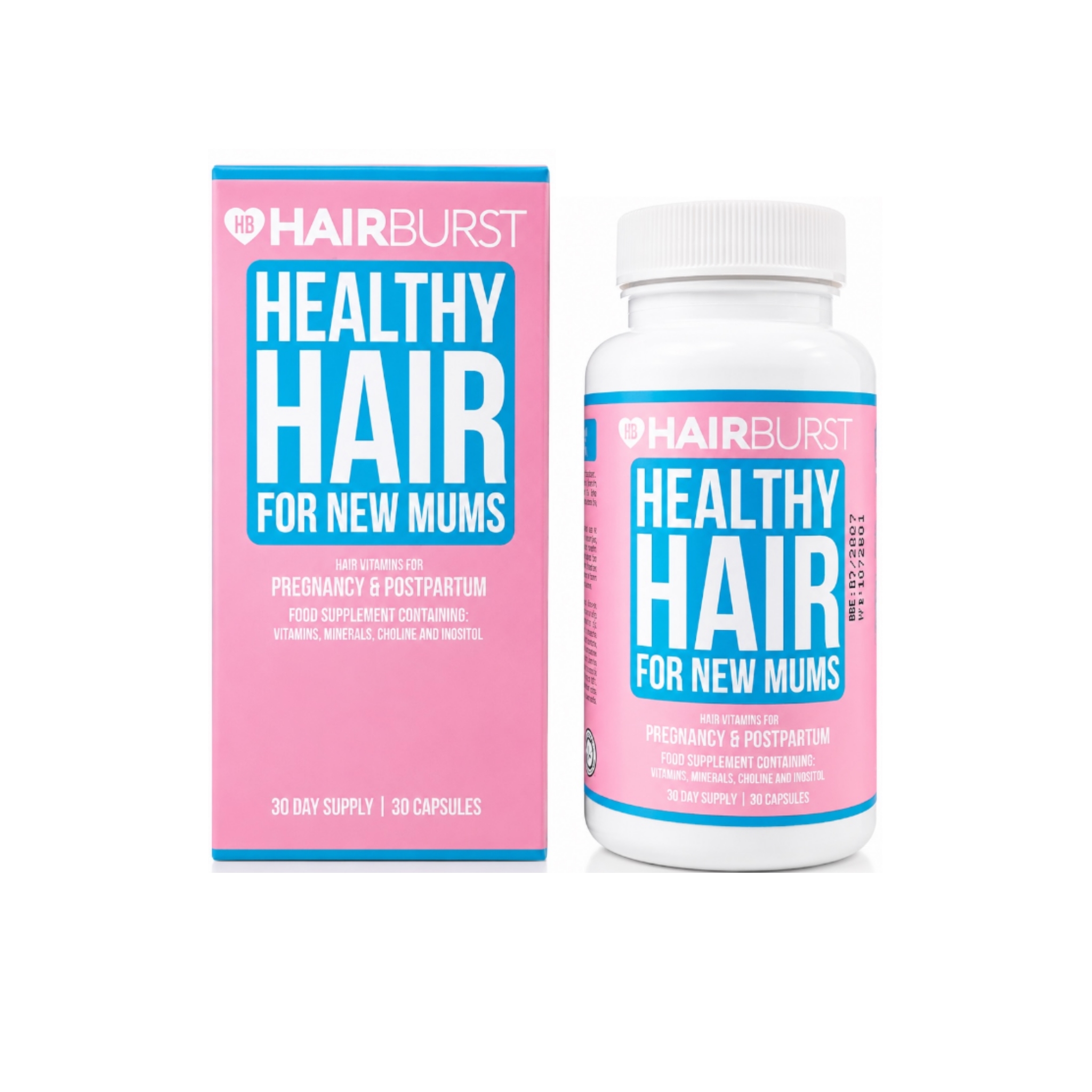 مکمل تقویت مو هیربرست مدل Healthy Hair for New Mums