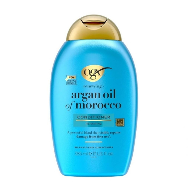 نرمکننده و ترمیمکننده مو او جی ایکس ogx مدل روغن آرگان مراکش (مناسب موهای آسیبدیده) 385 میل