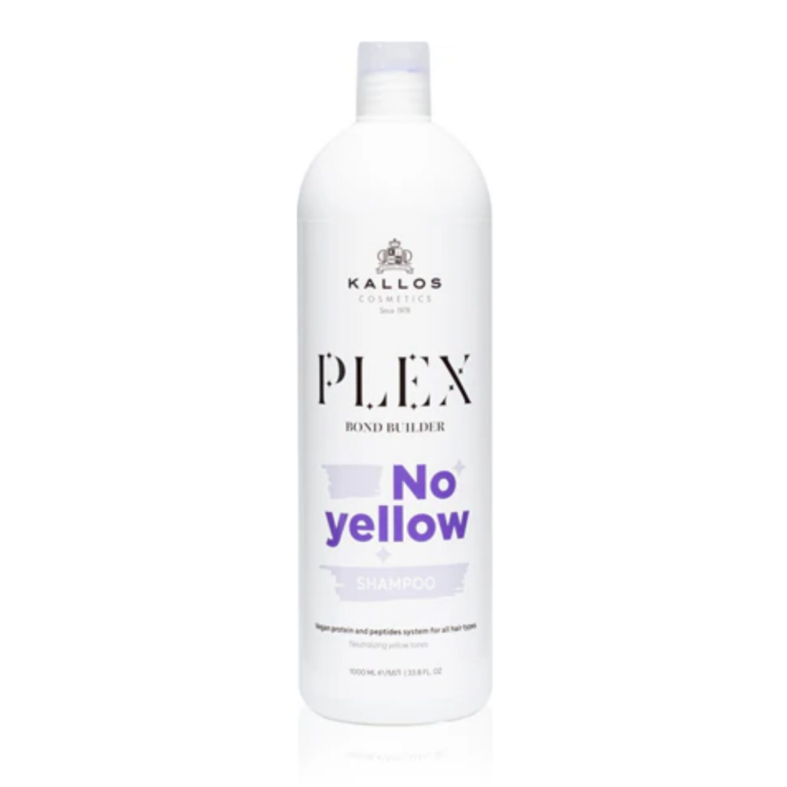 شامپو بنفش ضد زردی کالوس Kallos Plex No Yellow حجم ۱۰۰۰ میل