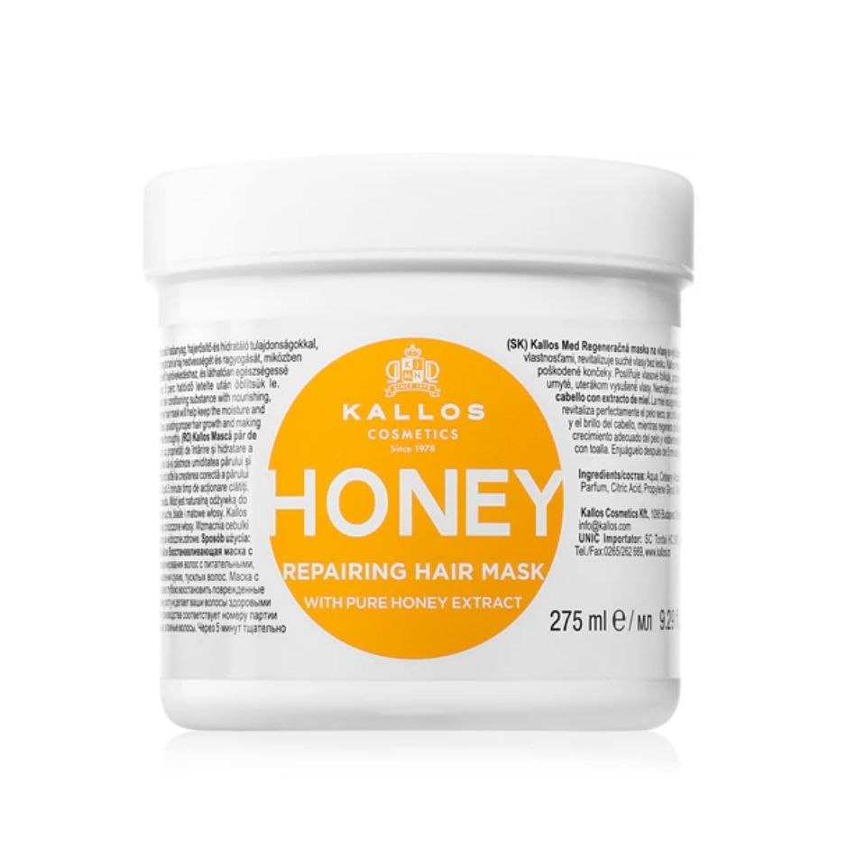 ماسک ترمیم‌کننده و تقویت‌کننده مو کالوس 275 میل مدلHONEY عسل (مناسب موهای آسیب‌دیده) 275میل