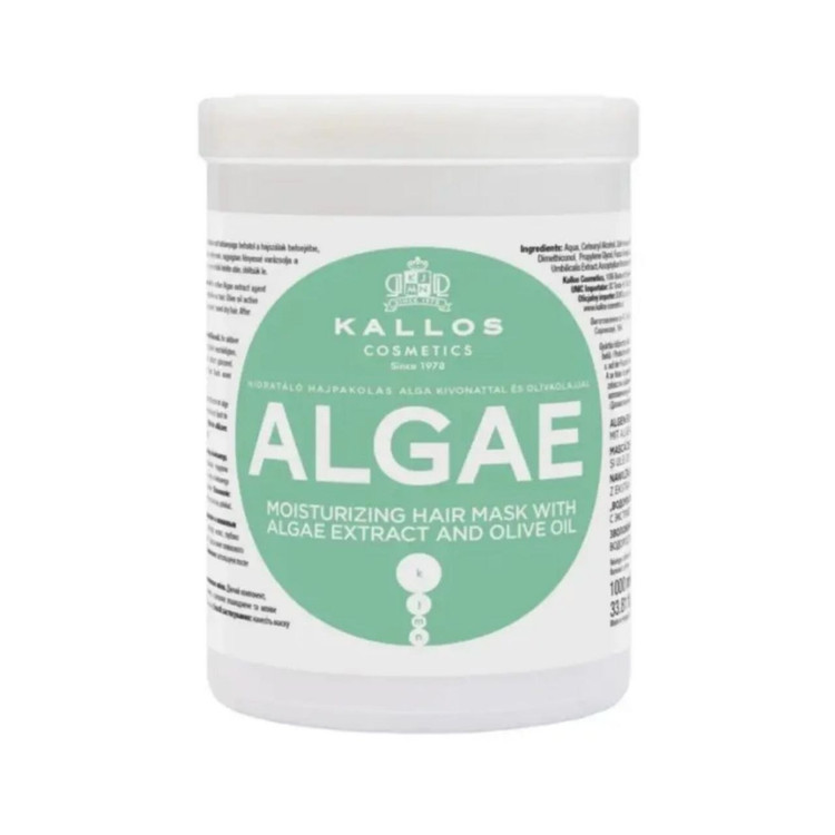 ماسک مو مرطوب کننده کالوس مدل ALGAE مناسب برای انواع مو حجم 1000 میلی