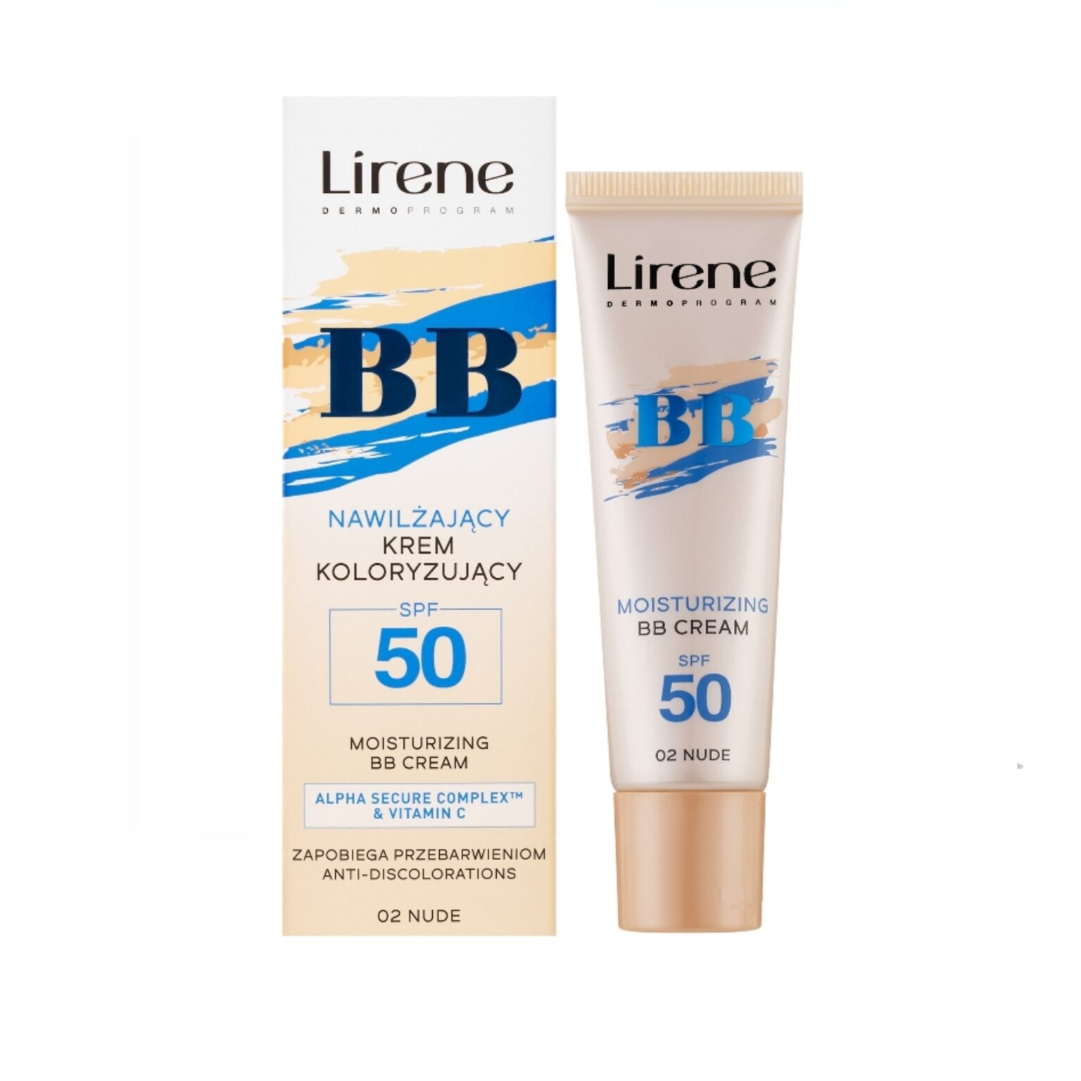 کرم بی‌بی آبرسان لی رن مدل Moisturizing BB Cream (رنگ ۰۲ نوید – SPF 50)