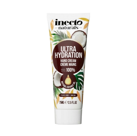 کرم دست آبرسان اینکتو نچرالز مدل Ultra Hydration (با روغن نارگیل ۱۰۰٪ طبیعی) ۷۵ میل