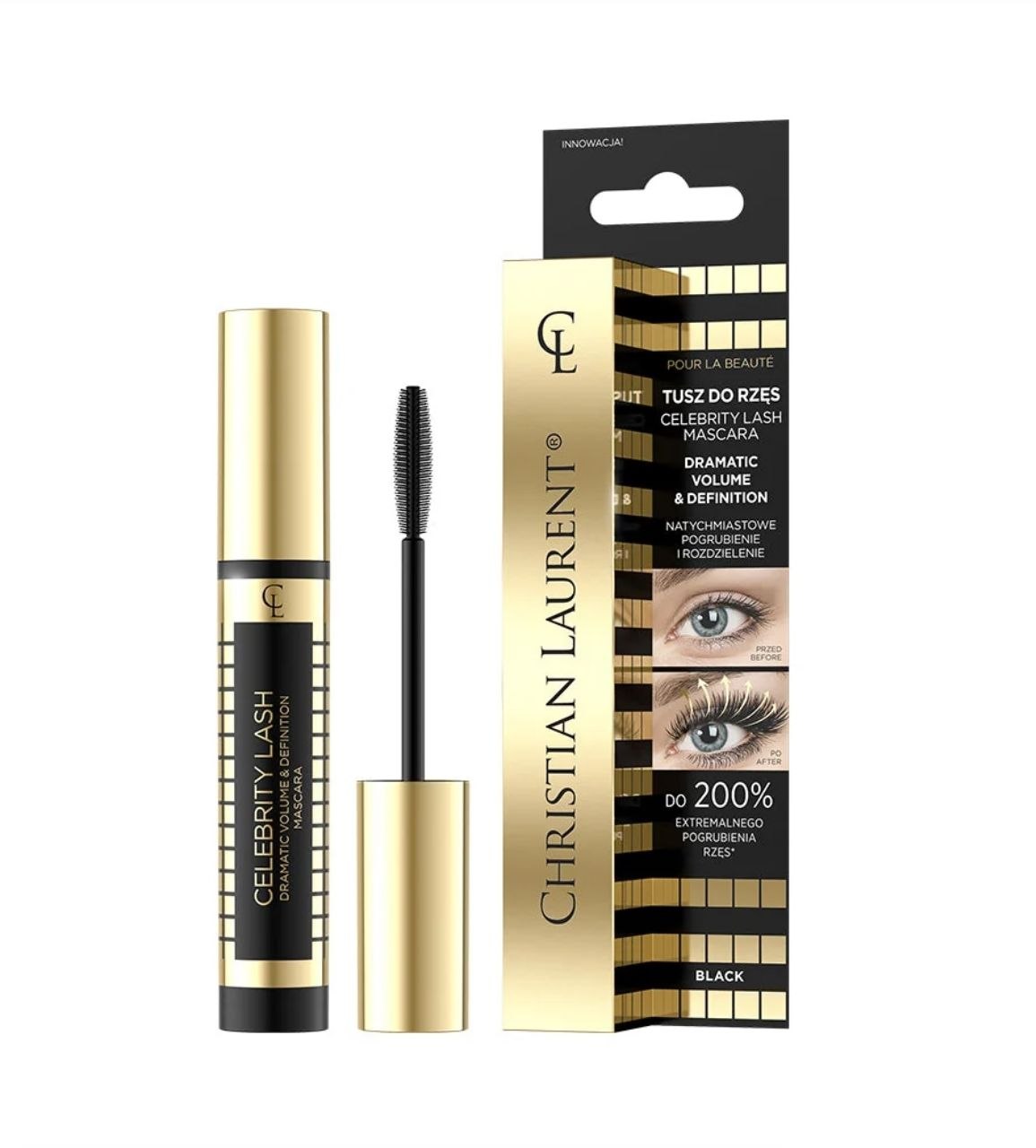 ریمل حجم‌دهنده و بلندکننده کریستین لورن مدل Celebrity Lash (نسخه Extreme Length & Volume)