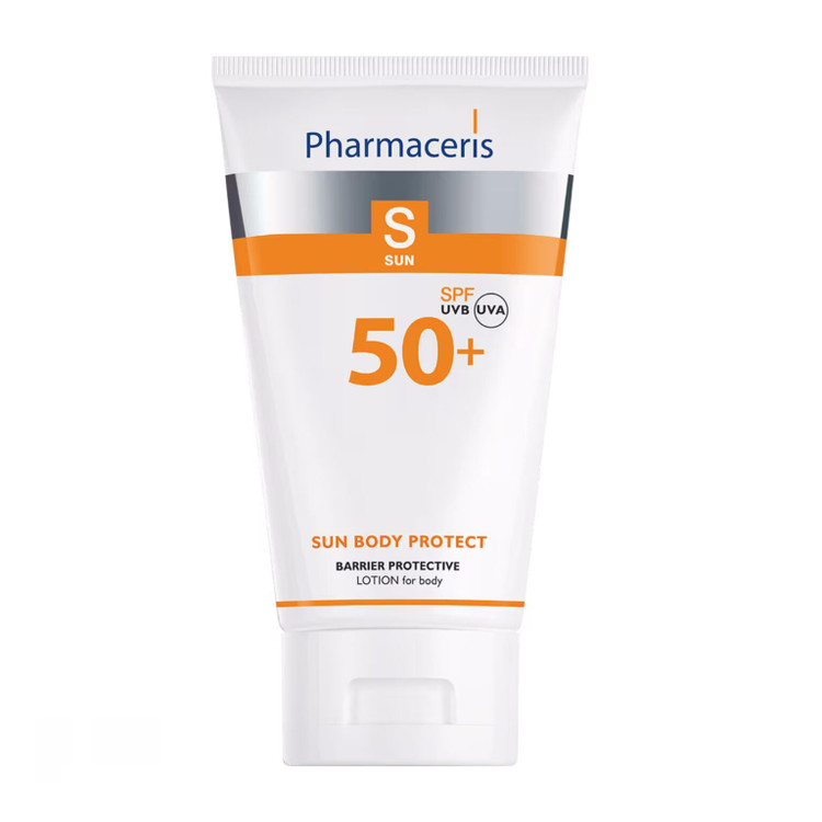 لوسیون ضد آفتاب بدن فارماسریز مدل Sun Body Protect (SPF 50+) _ حجم ۱۵۰ میل