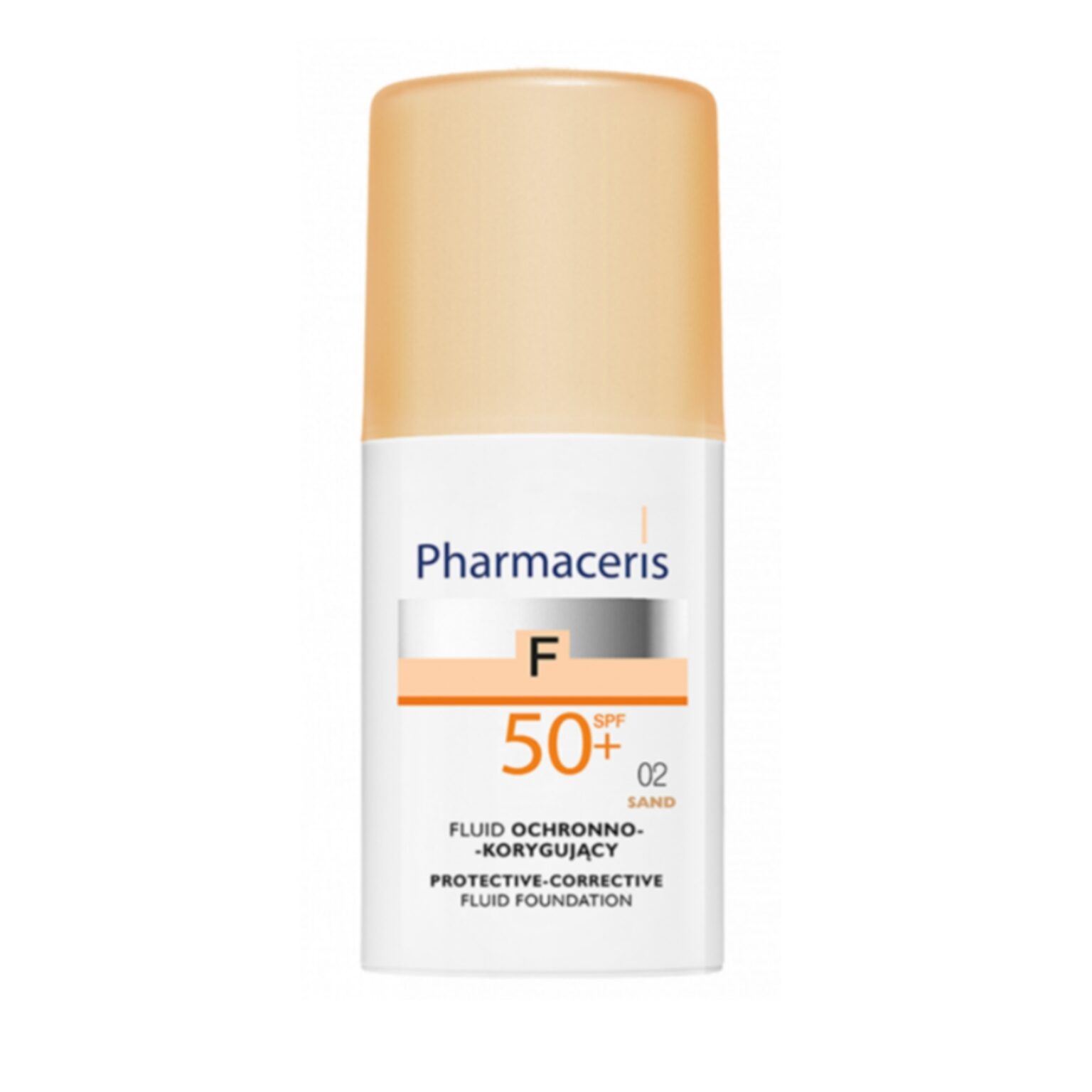 کرم پودر مایع فارماسریز مدل F-Sun-Correction (رنگ ۰۲ سند – SPF 50+)
