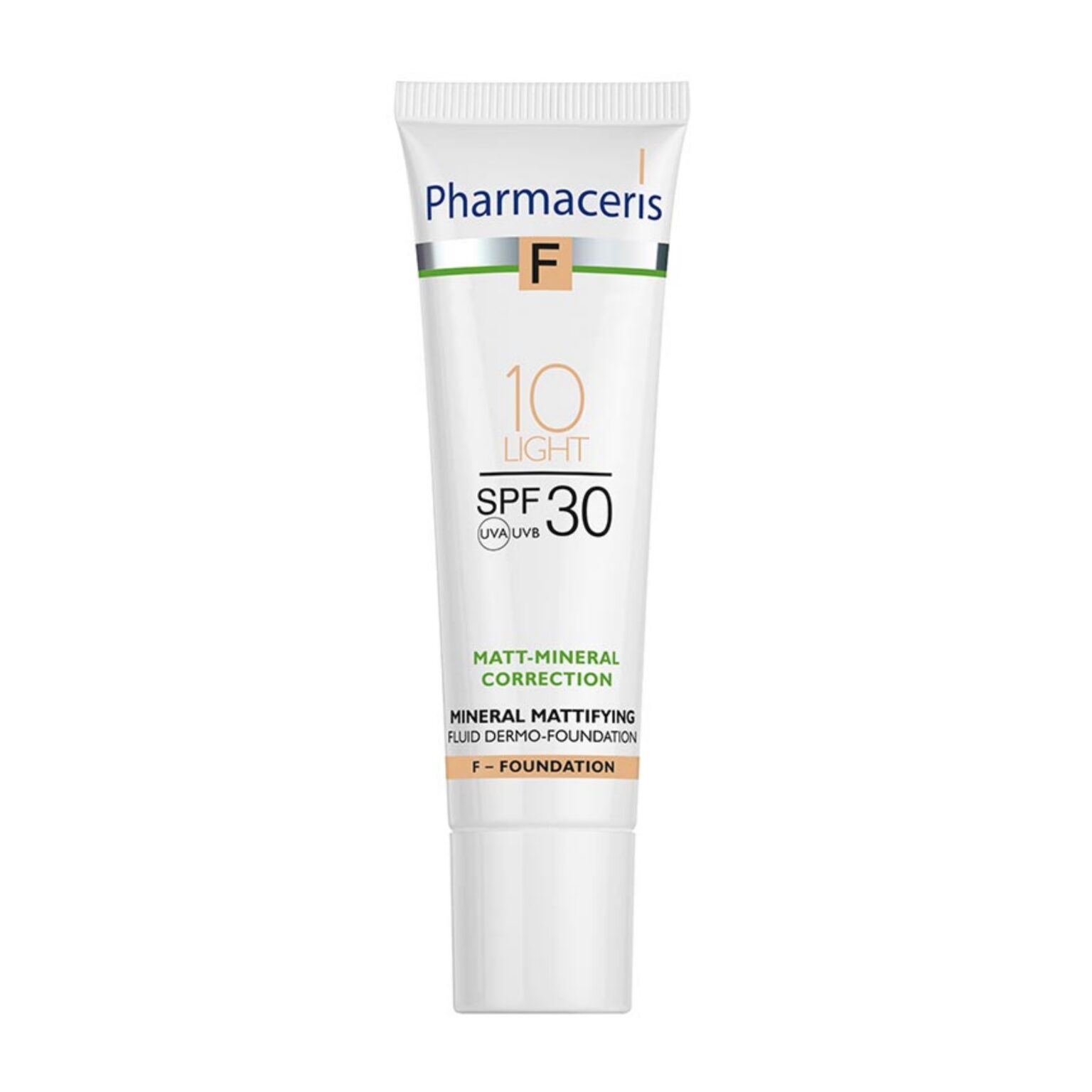 کرم پودر مایع فارماسریز مدل F-Matt-Mineral Correction (رنگ ۱۰ لایت – SPF 30)