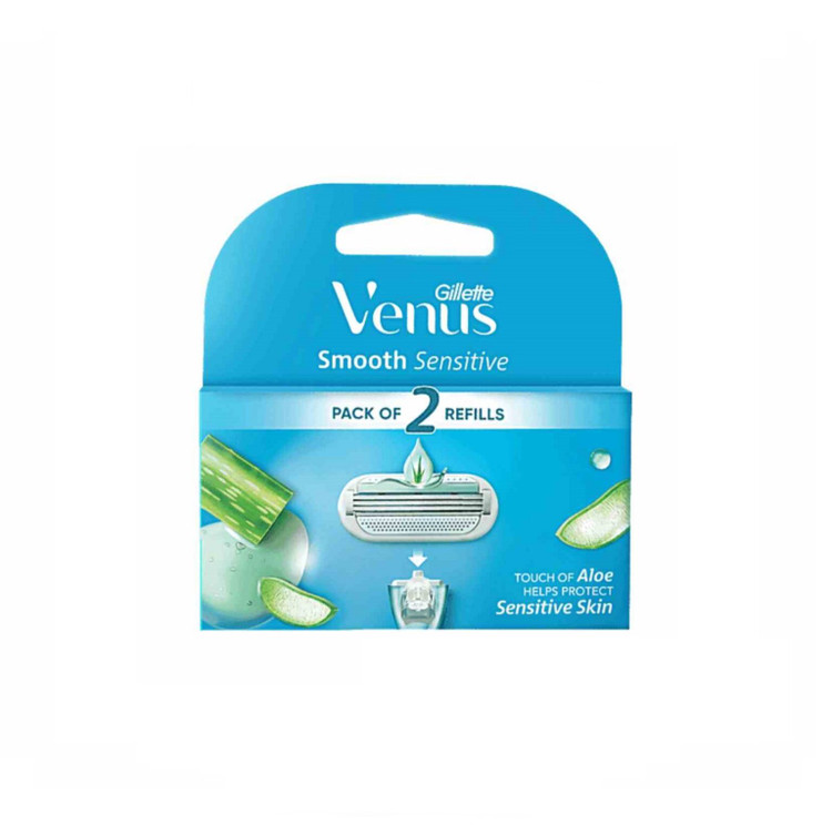کارتریج یدکی تیغ اصلاح ژیلت ونوس مدل Smooth Sensitive (بسته ۲ عددی)