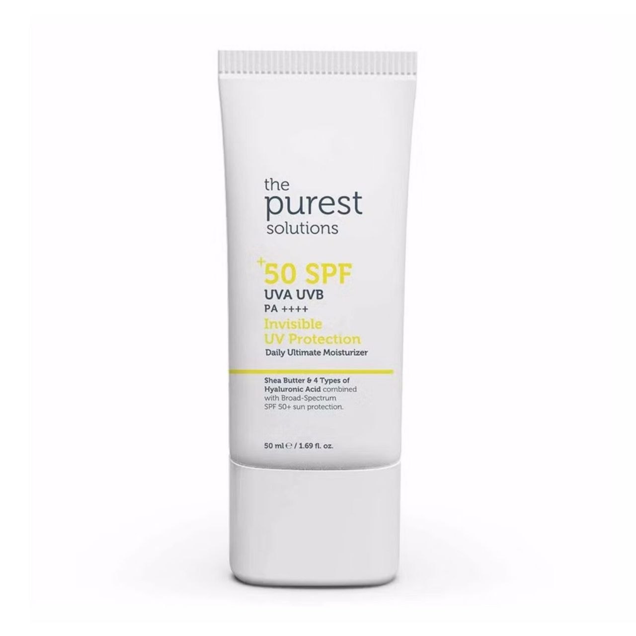 ضد آفتاب و مرطوب‌کننده روزانه پیورست سولوشنز مدل Invisible UV Protection SPF 50+ حجم 50 میل
