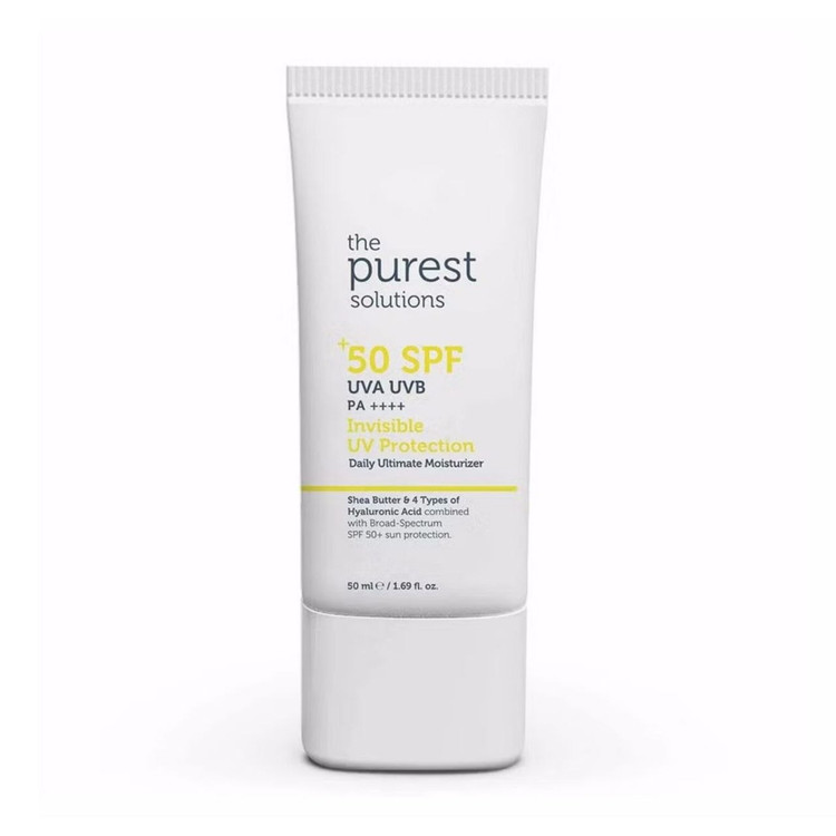 ضد آفتاب و مرطوبکننده روزانه پیورست سولوشنز مدل Invisible UV Protection SPF 50+ حجم 50 میل