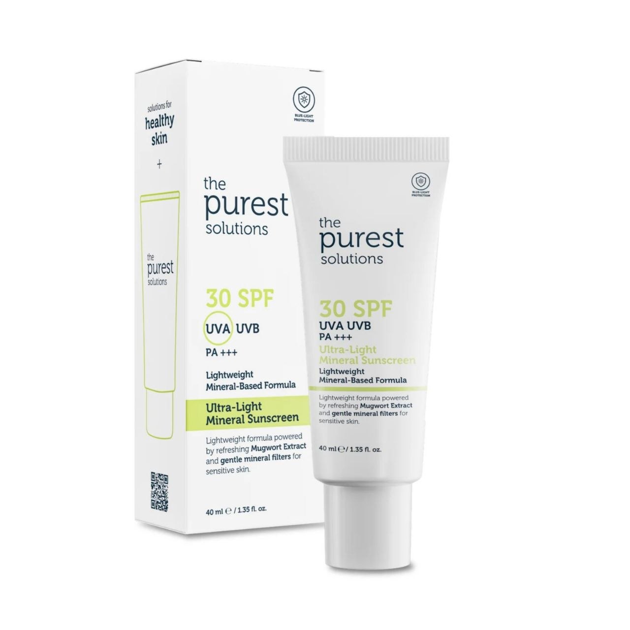 ضد آفتاب مینرال پیورست مدل Ultra-Light Mineral Sunscreen SPF 30 حجم 40 میل