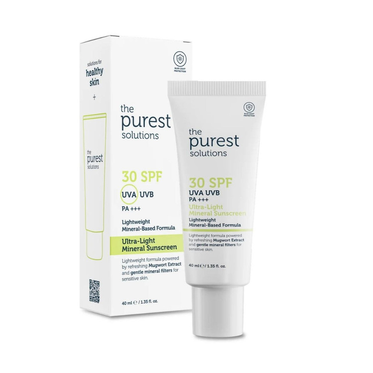 ضد آفتاب مینرال پیورست مدل Ultra-Light Mineral Sunscreen SPF 30 حجم 40 میل