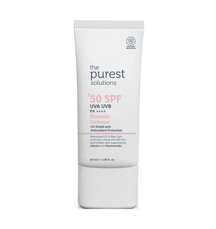 ضد آفتاب پیورست مدل Blemish Defense SPF 50+ حجم 50 میل