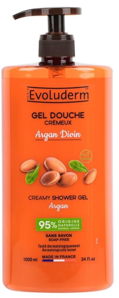 ژل دوش اولودرم مدل Argan Divin (آرگان – مغذی) 1000 میل