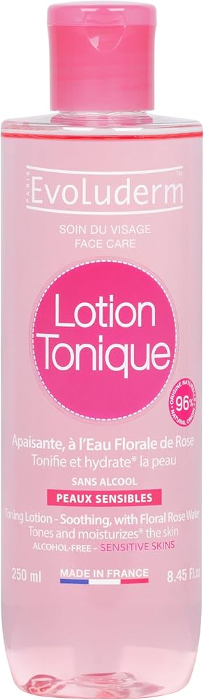 تونر صورت اولودرم مدل Lotion Tonique (حاوی گلاب – مناسب پوست‌های حساس) 250 میل