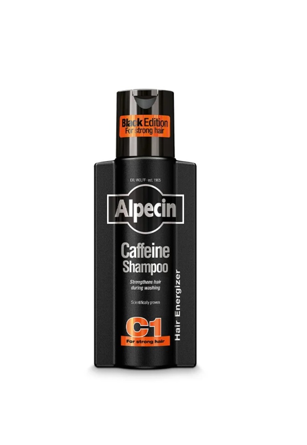 شامپو کافئین آلپسین مدل C1 Black Edition