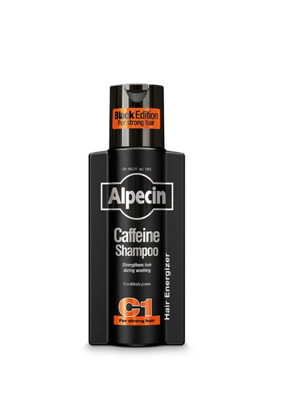 شامپو کافئین آلپسین مدل C1 Black Edition