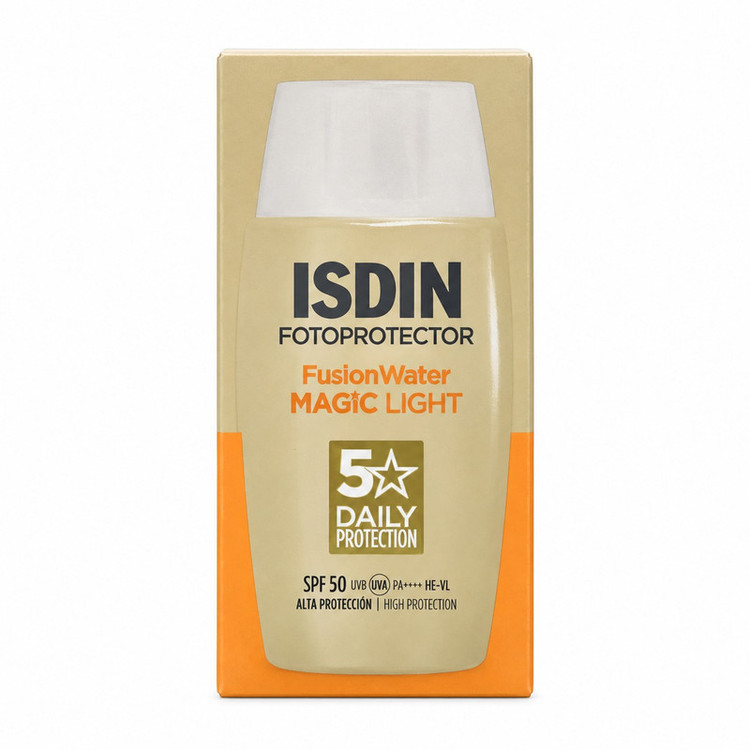 ضد آفتاب مایع ایزدین (Isdin Fotoprotector Fusion Water Magic Urban SPF 50) – محافظت روزانه در برابر آلودگی و اشعههای مضر
