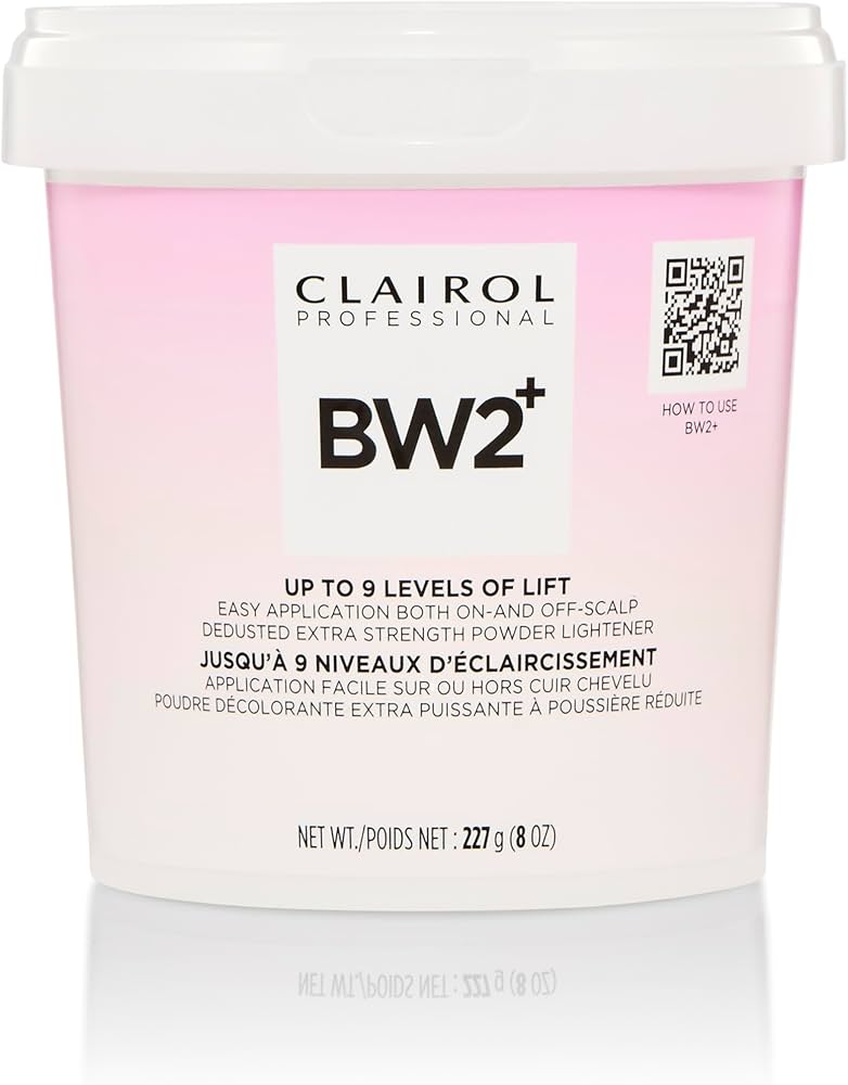 پودر دکلره کلایرول حرفه‌ای مدل BW2+ – قدرت روشن‌کنندگی تا ۹ درجه - 227 گرم