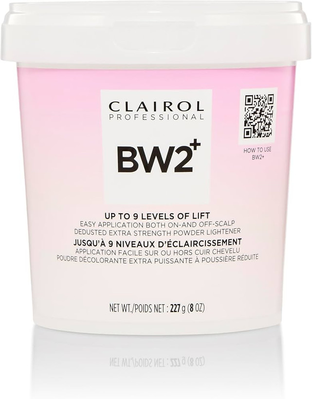 پودر دکلره کلایرول حرفهای مدل BW2+ – قدرت روشنکنندگی تا ۹ درجه - 227 گرم