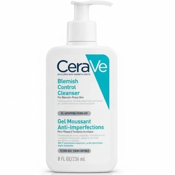 ژل شستشوی صورت سراوی مدل Blemish Control (مناسب پوست مستعد آکنه)
