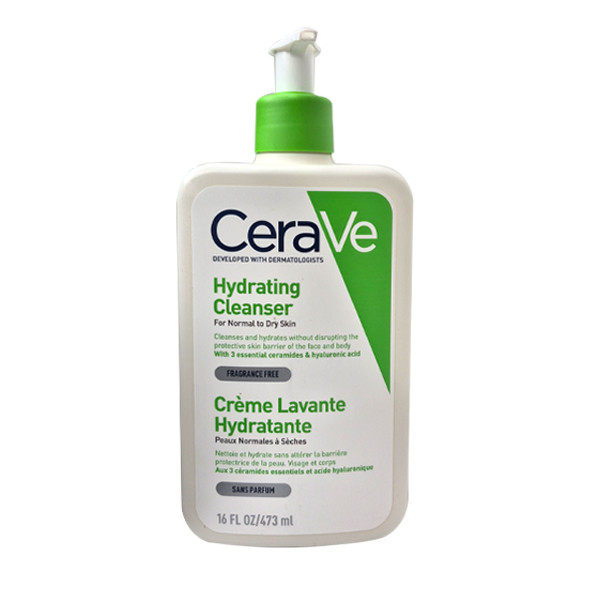 فوم شستشوی صورت و بدن سراوی مدل Hydrating Cleanser (مناسب پوست خشک و معمولی)