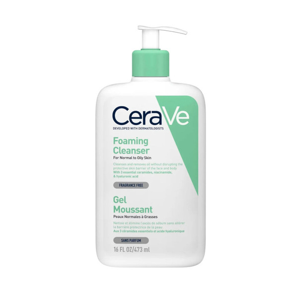 فوم شستشوی صورت و بدن سراوی مدل Foaming Cleanser (مناسب پوست معمولی تا چرب)