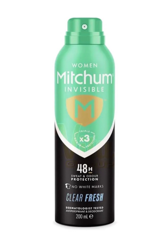 اسپری ضد تعریق بانوان میچام مدل Invisible Clear Fresh – بدون لک سفید _ 48 ساعته