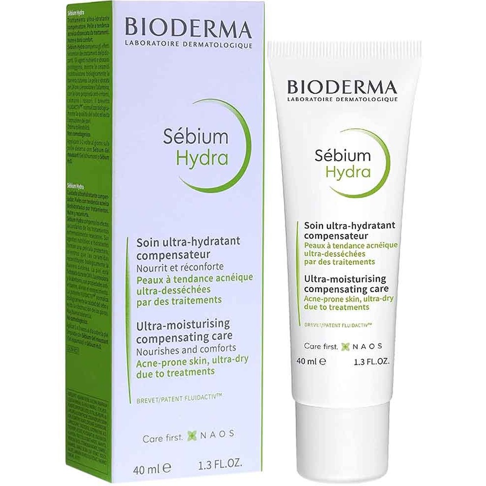 کرم مرطوب کننده بایودرما سبیوم هیدرا bioderma sebium hydra حجم ۴۰ میل