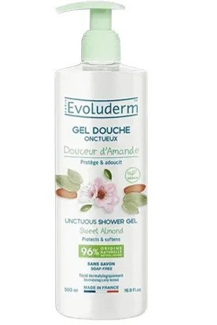 ژل دوش اولودرم مدل Douceur d'Amande (بادام شیرین – نرمکننده) ۵۰۰ میل