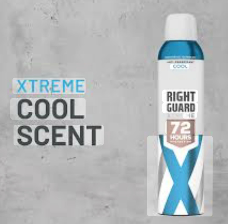 اسپری ضد تعریق و خوشبوکننده آقایان رایت گارد سری Xtreme – محافظت ۷۲ ساعته