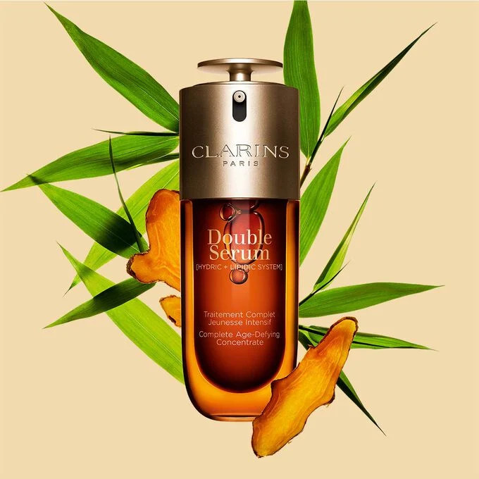 ست سرم دوگانه کلارنس مدل Double Serum _ همراه با بالم و روغن پاککننده آرایش